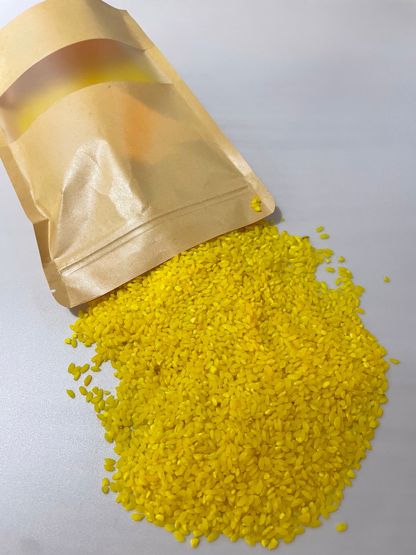 Riz coloré jaune