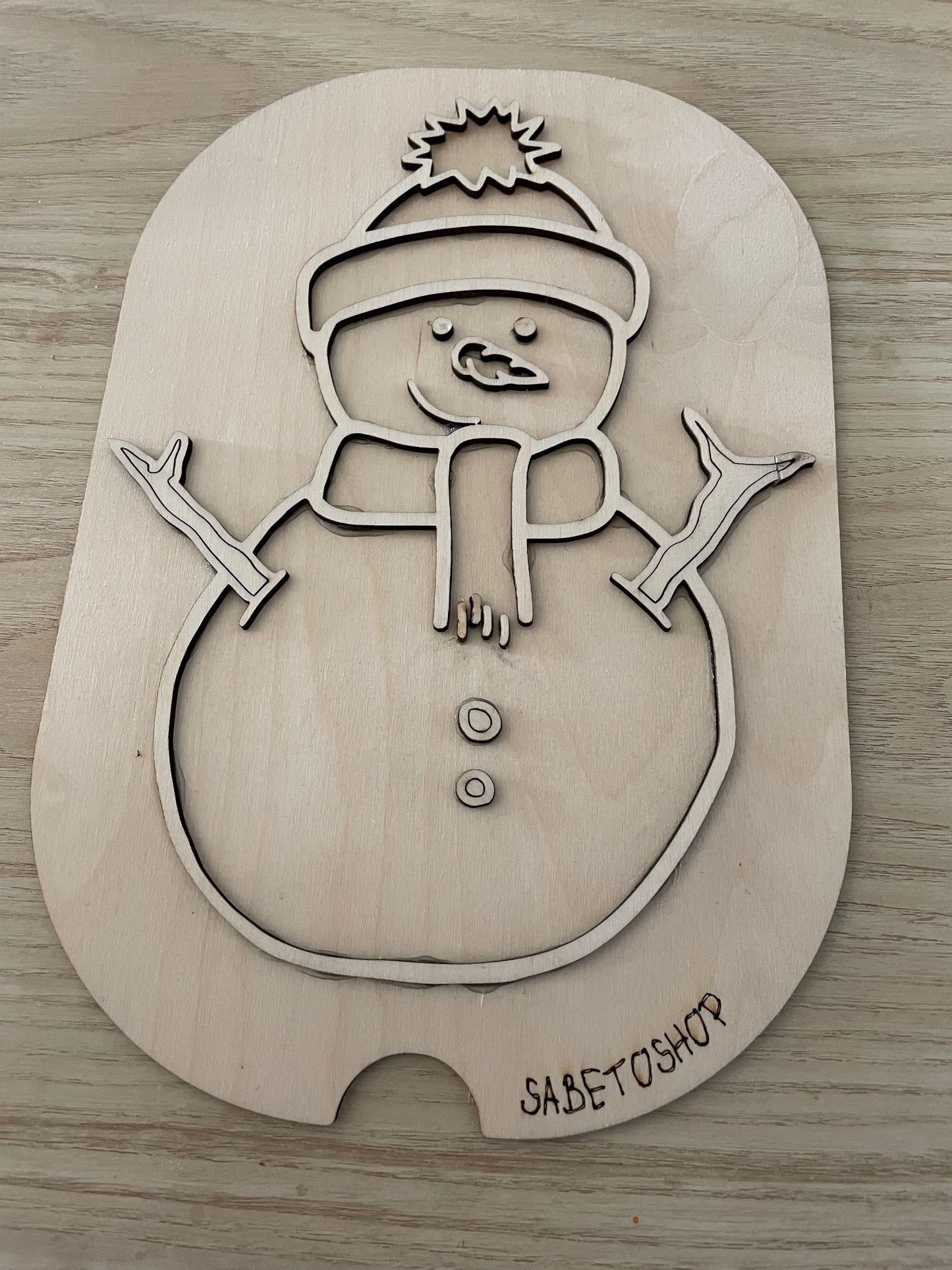 Insert bonhomme de neige ☃️