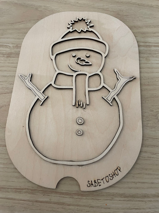 Insert bonhomme de neige ☃️