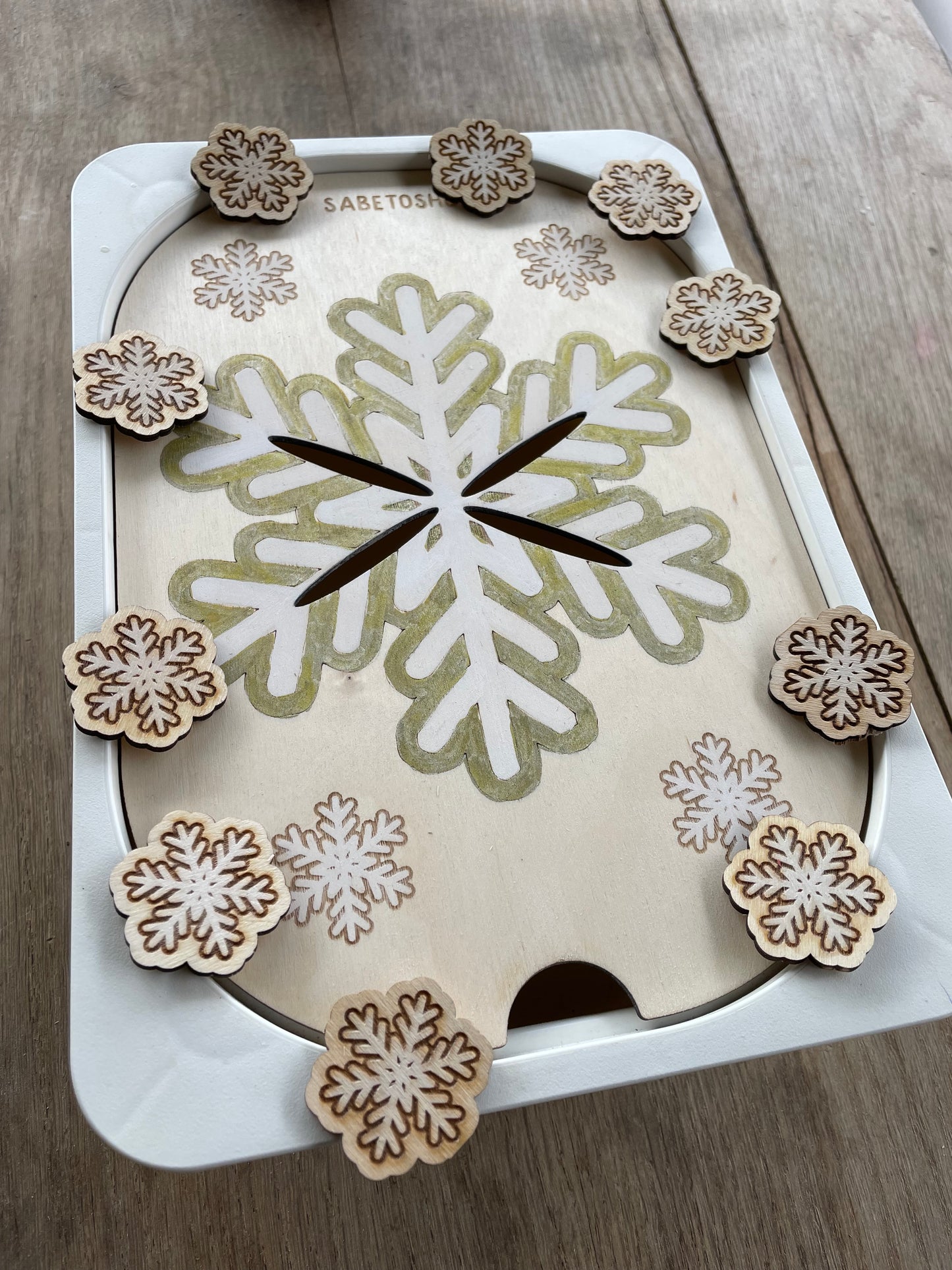 L’insert le flocon de neige