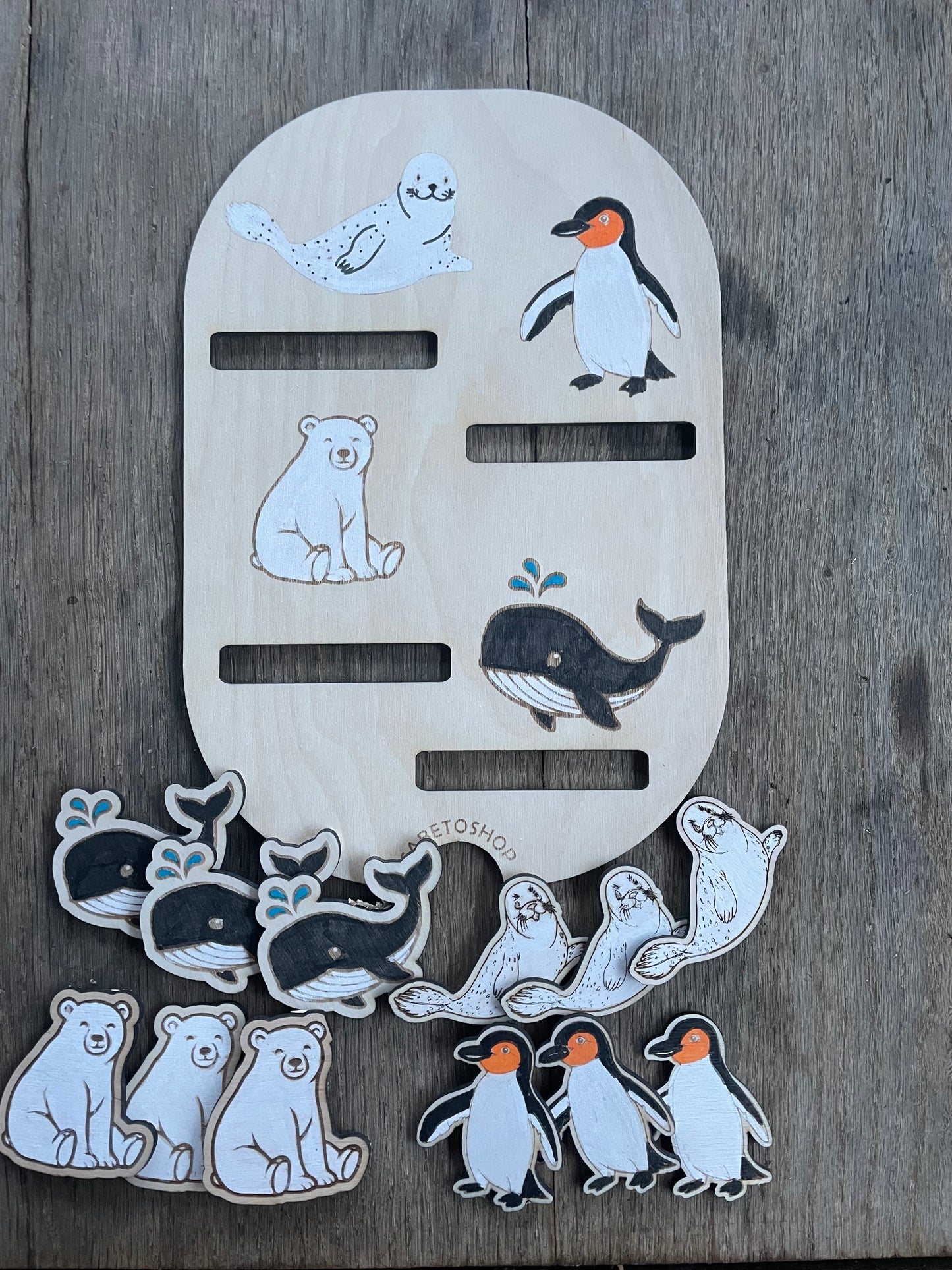 Insert les animaux polaires