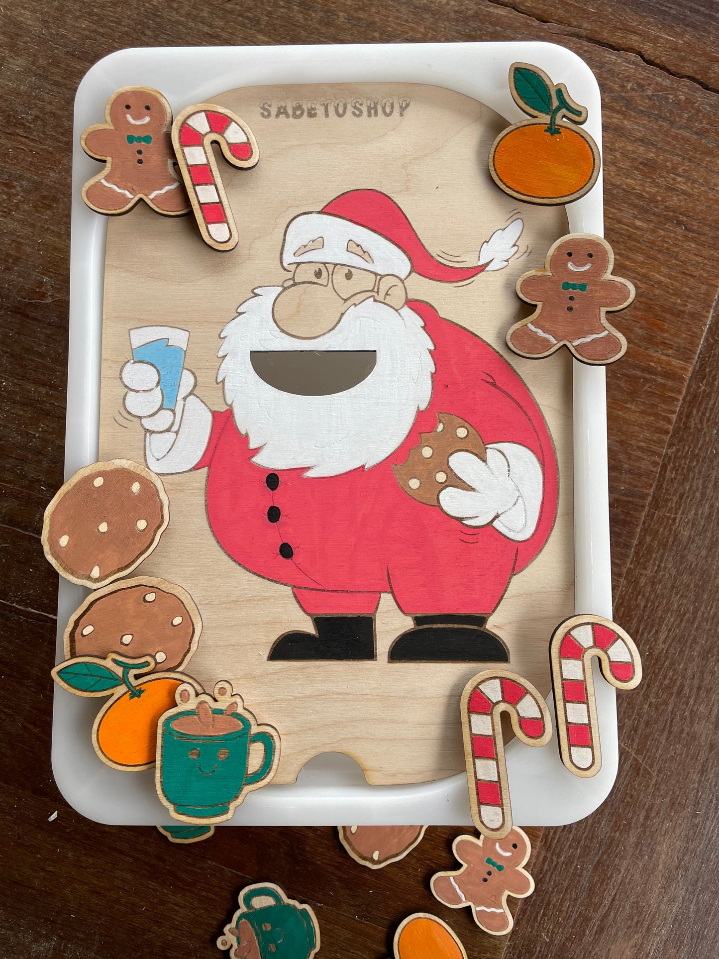 Insert le père noël gourmand