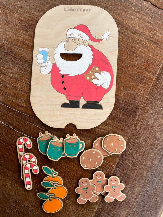 Insert le père noël gourmand