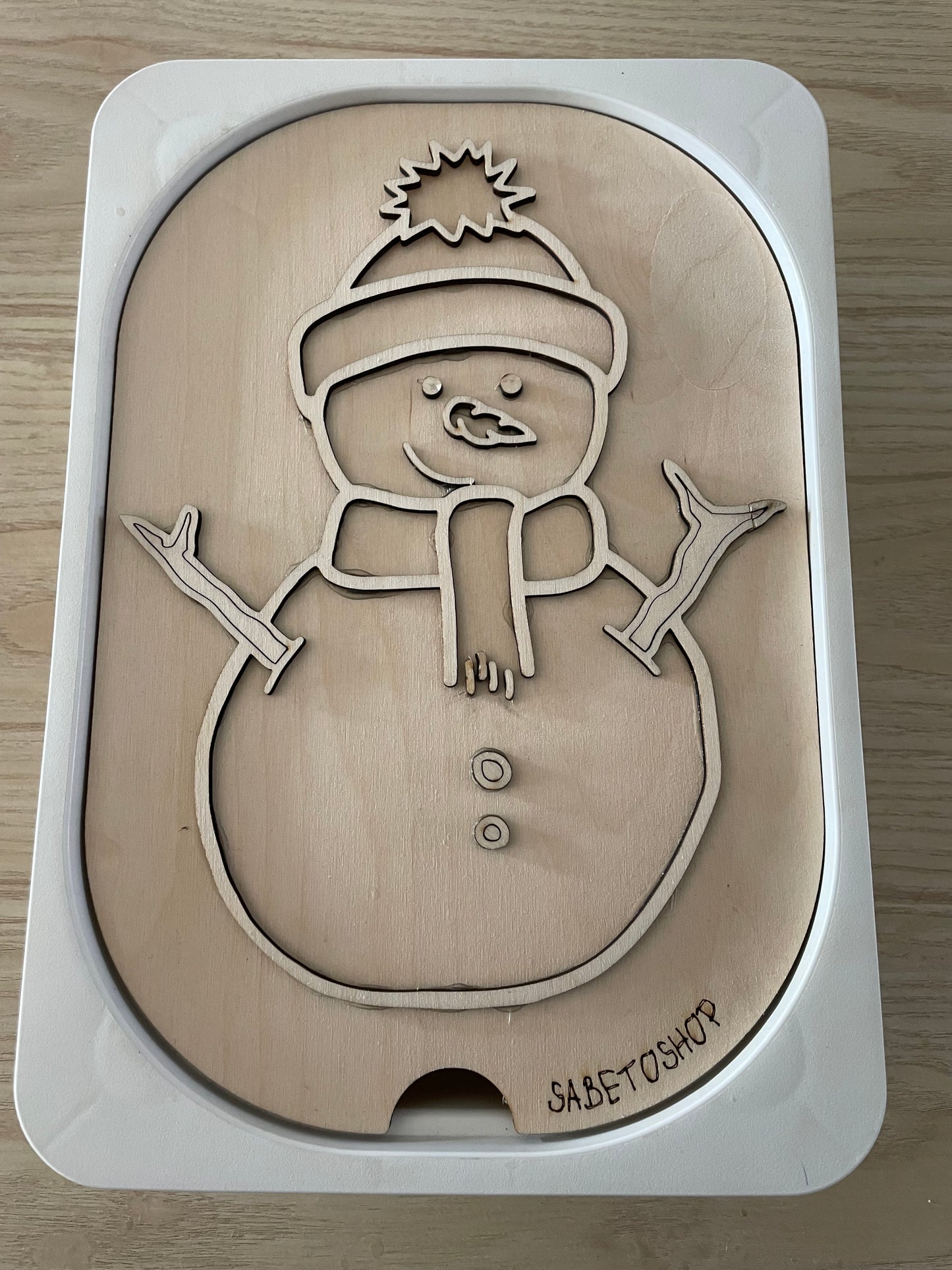 Insert bonhomme de neige ☃️