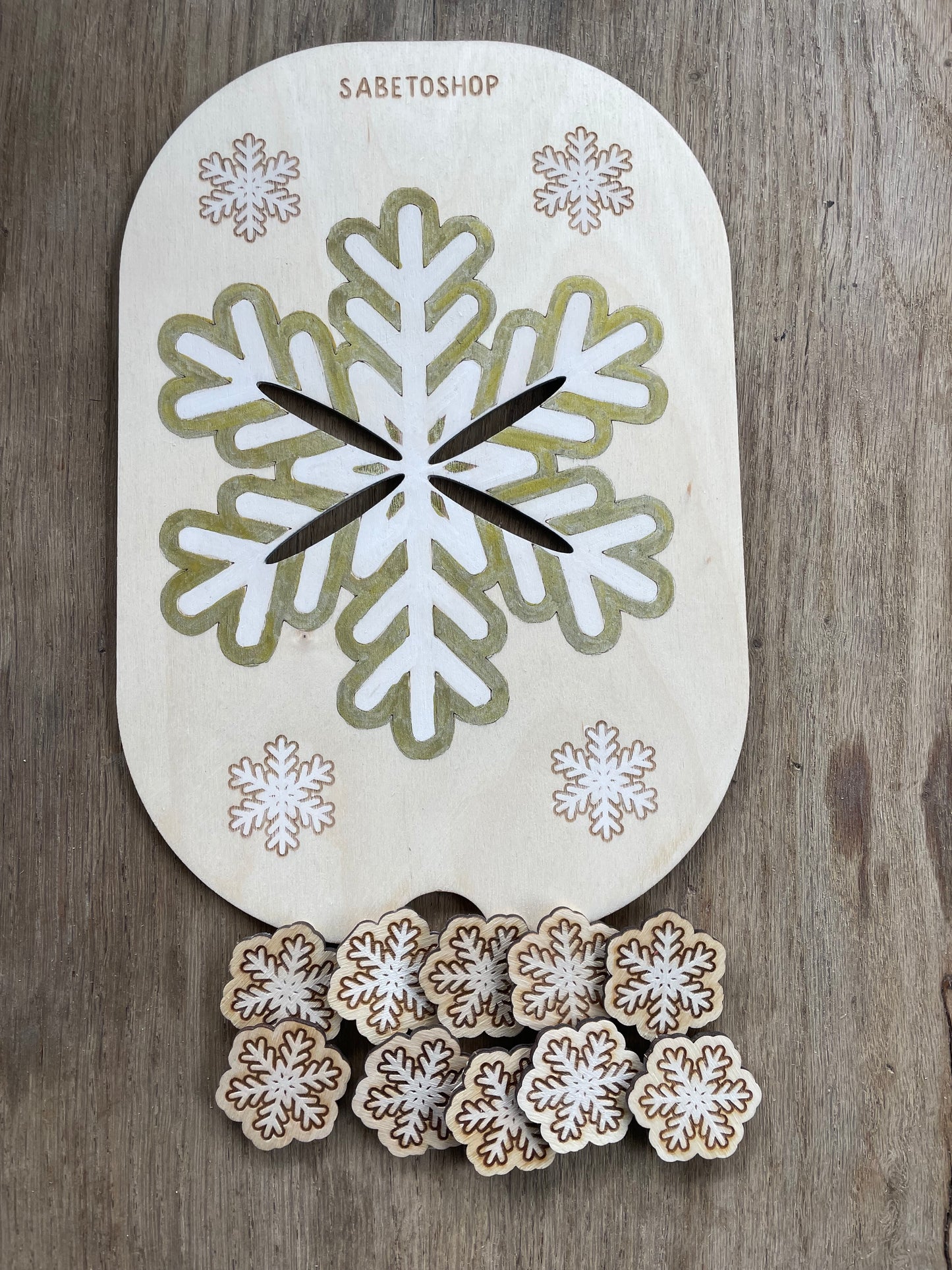 L’insert le flocon de neige