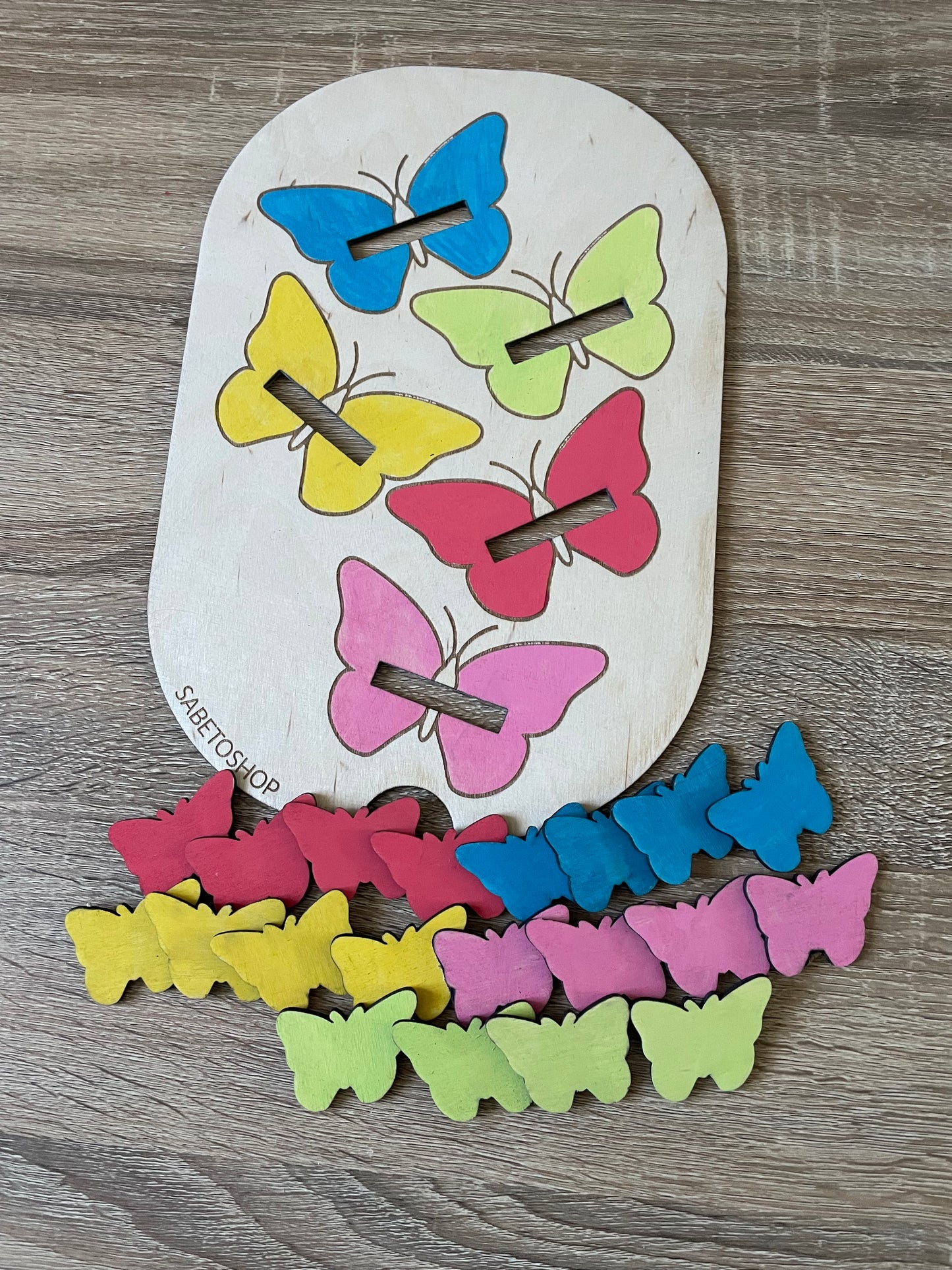 Lot de 7 inserts du thème printemps