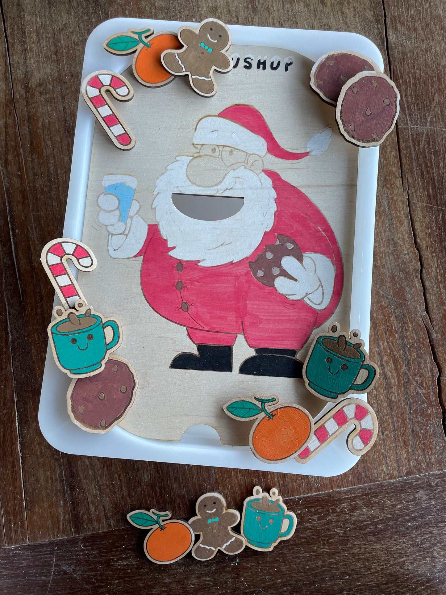 Lot de 3 inserts sur le thème de Noël
