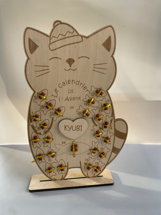 Calendrier de l’Avent personnalisé pour chat