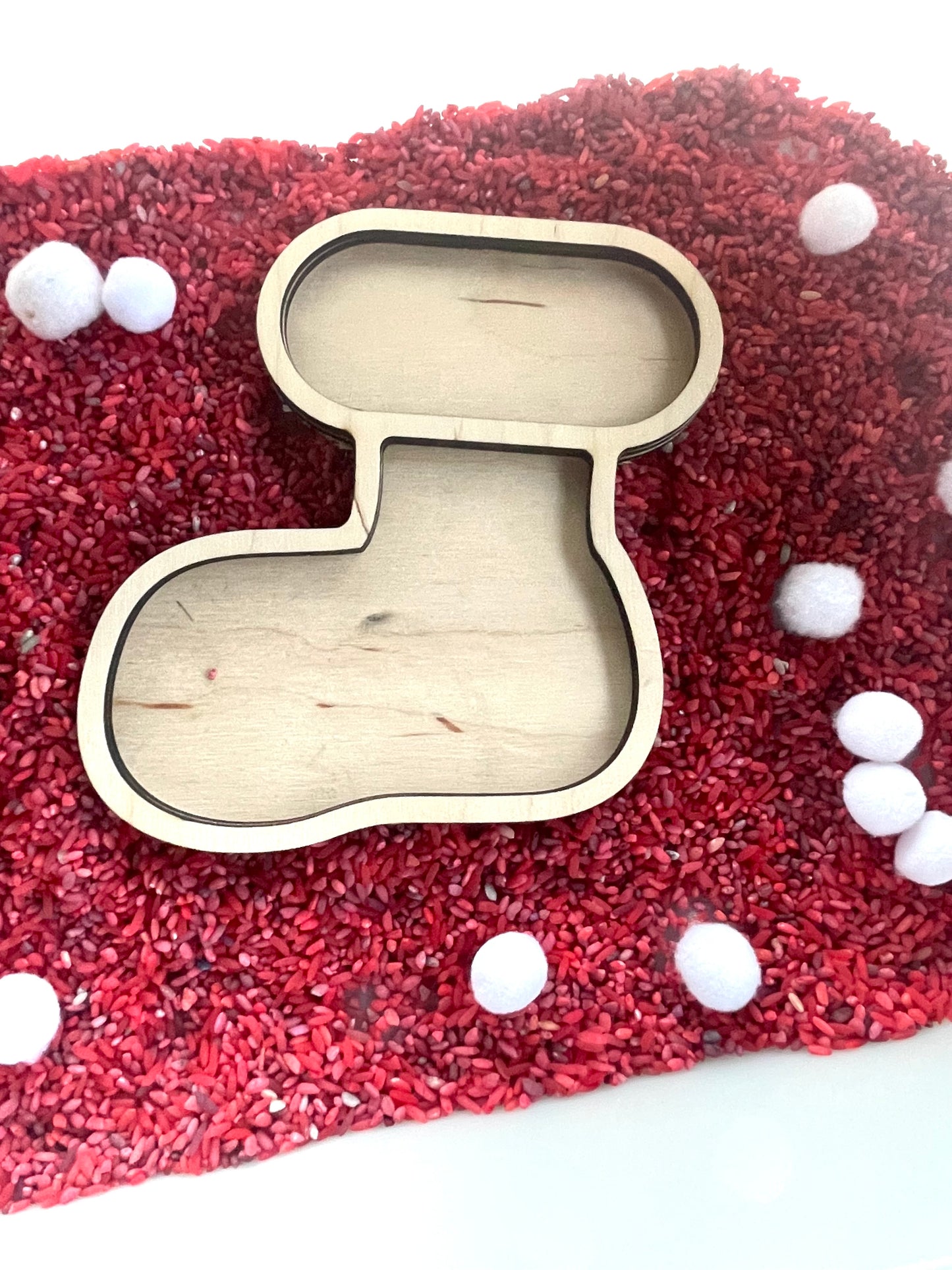 Riz coloré rouge touche de blanc