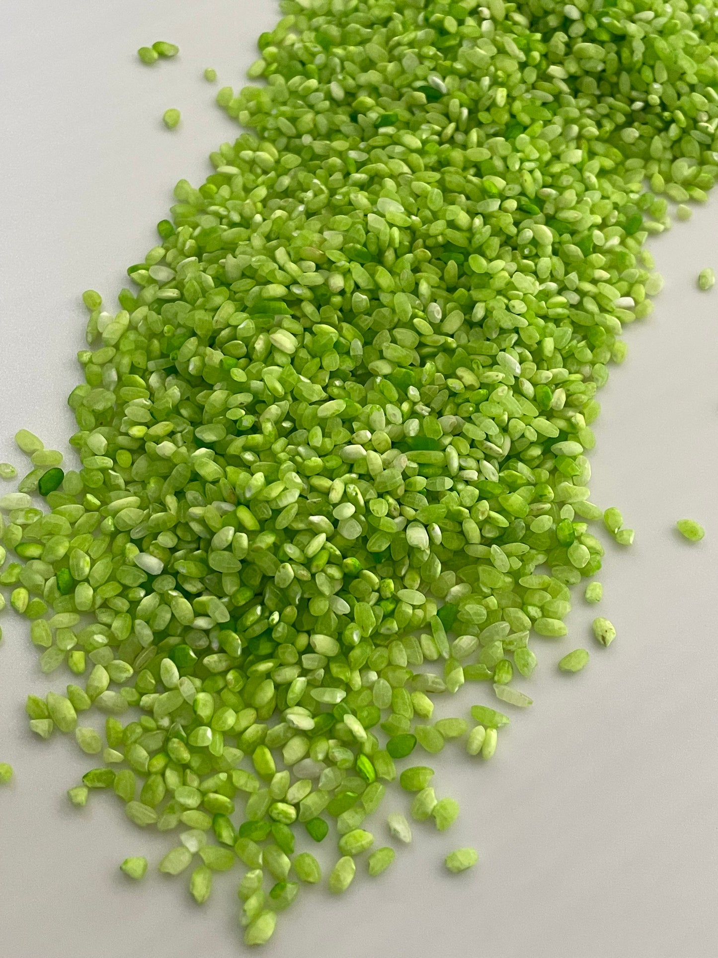 Riz coloré vert