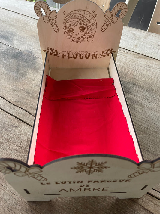 Lit en bois personnalisé pour lutin farceur