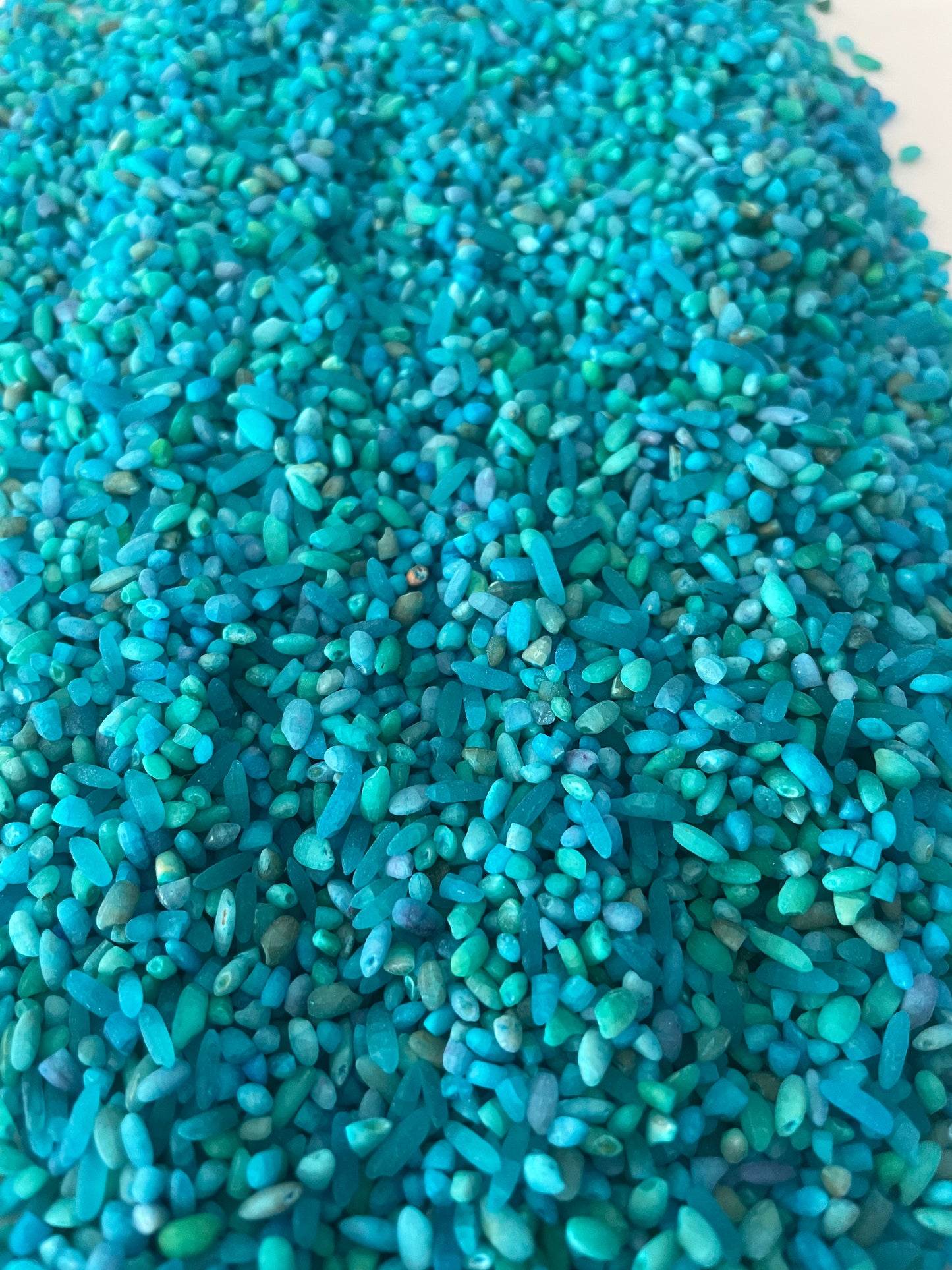 Riz coloré bleu