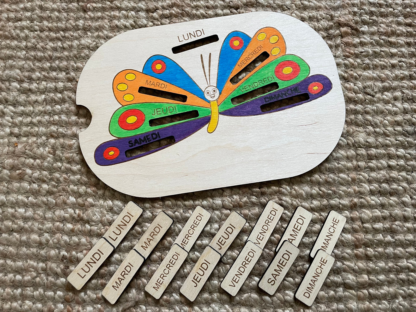 🦋 Insert “Les jours de la semaine” – papillon pédagogique