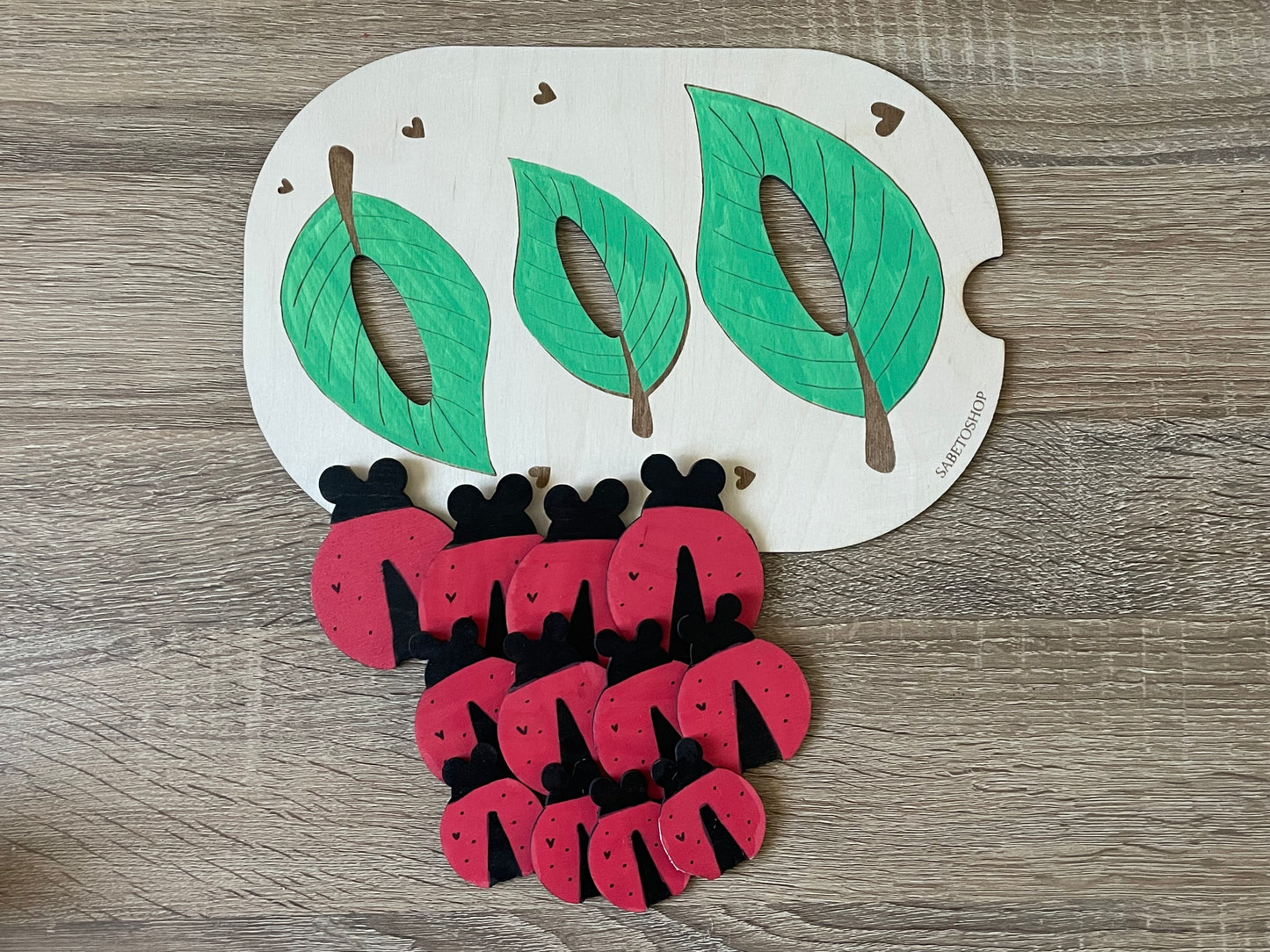Lot de deux inserts thème printemps