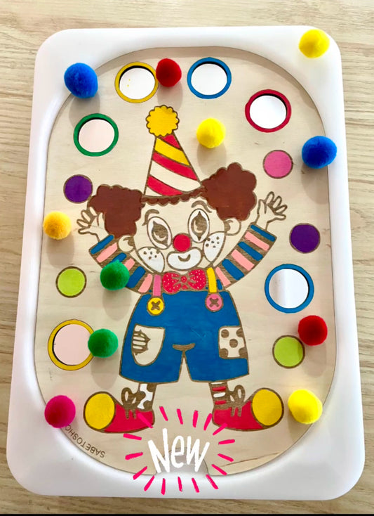 Plaque d inserts Trofast le clown qui jongle