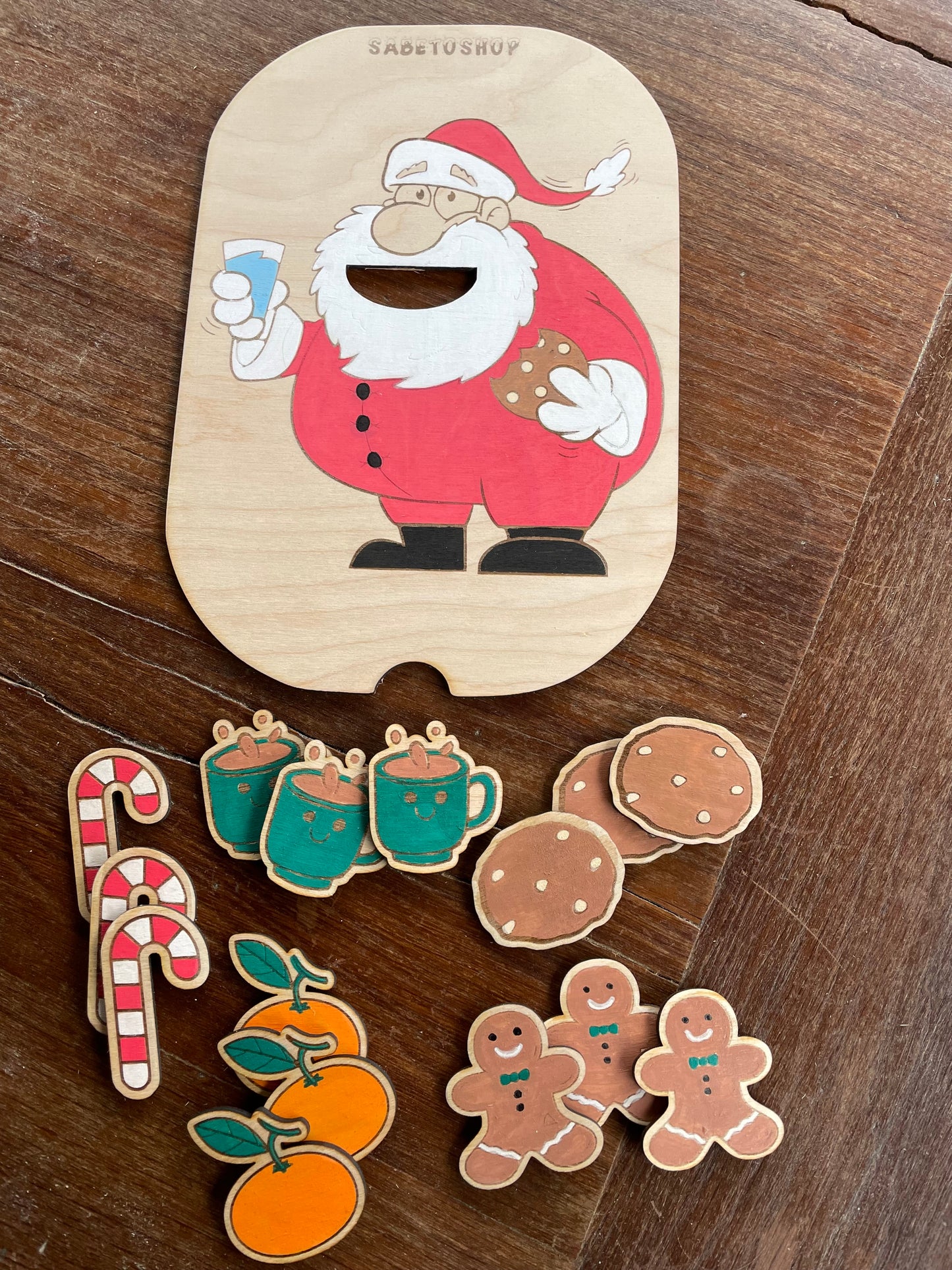 Insert le père noël gourmand