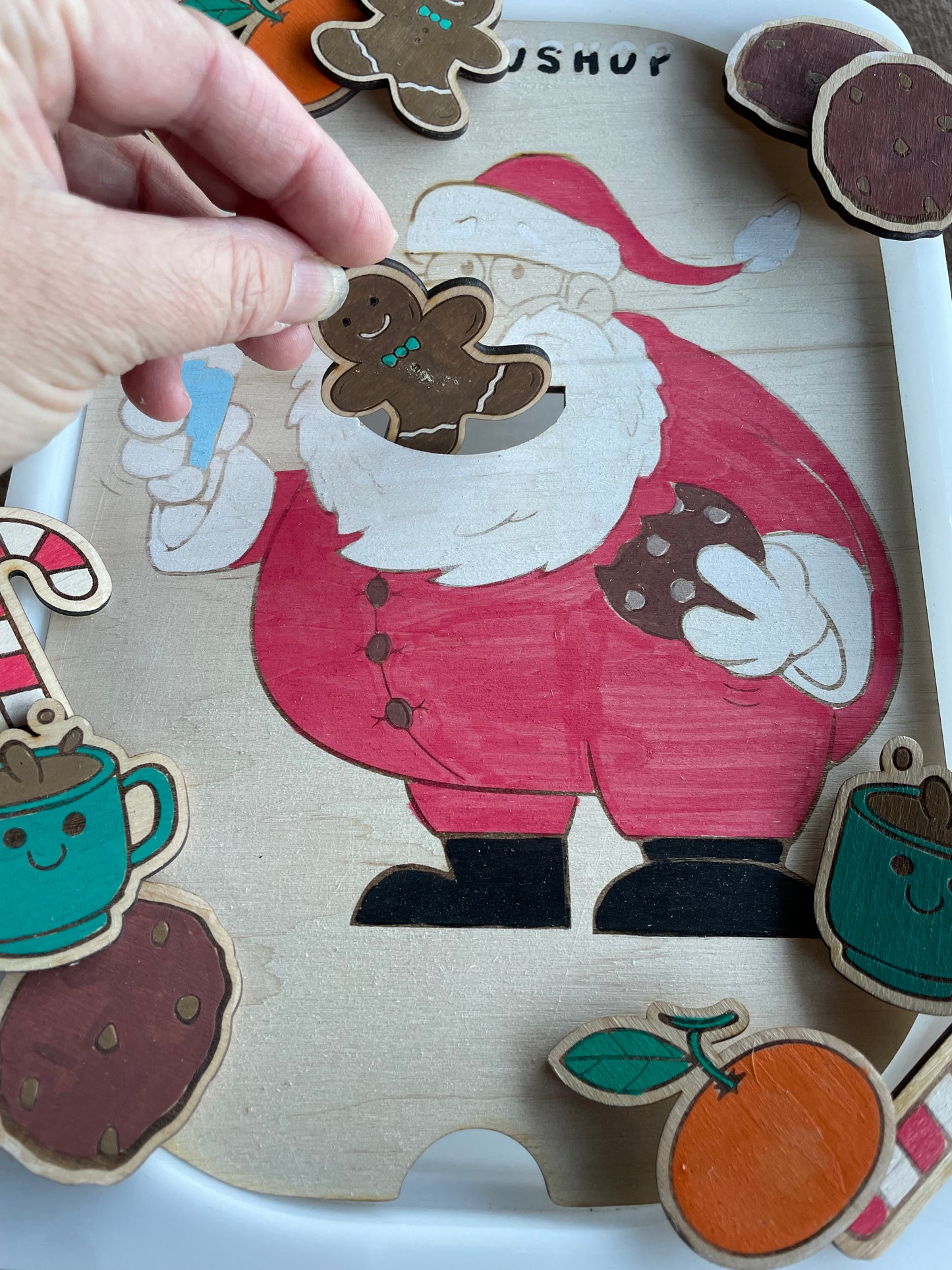 Lot de 3 inserts sur le thème de Noël