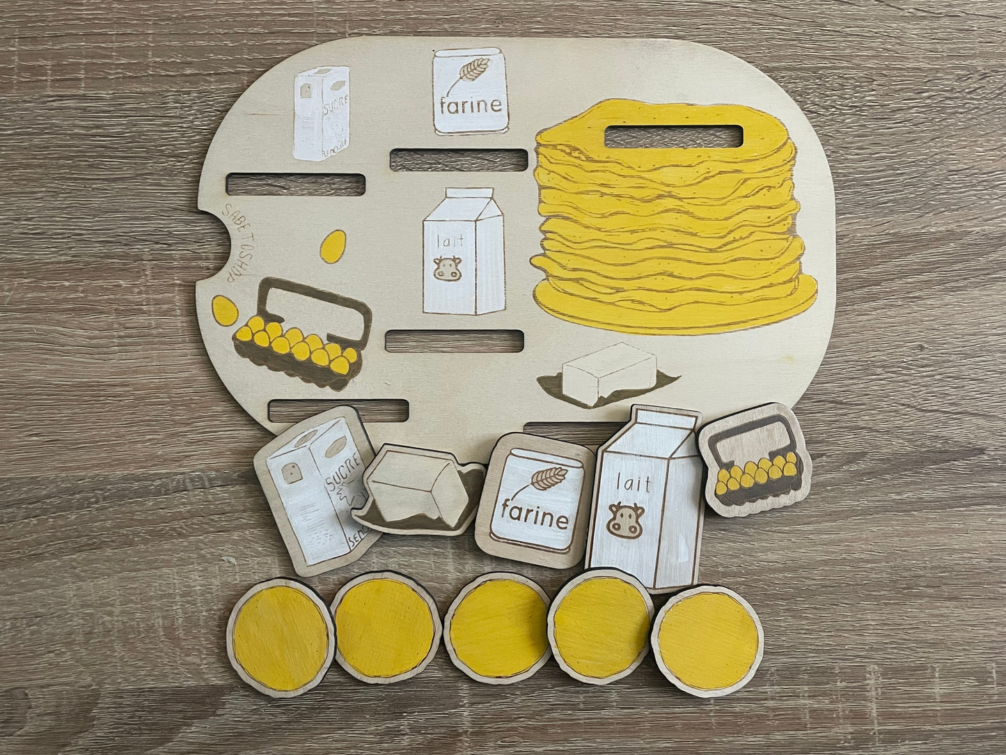 Lot de 4 inserts thème carnaval