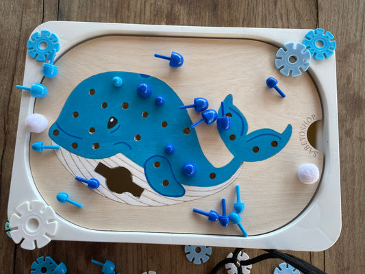 Plaque d’activité la baleine