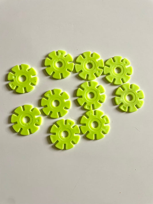 Lot de 10 inserts « vert pomme »