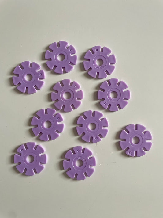 Lot de 10 inserts « mauve »