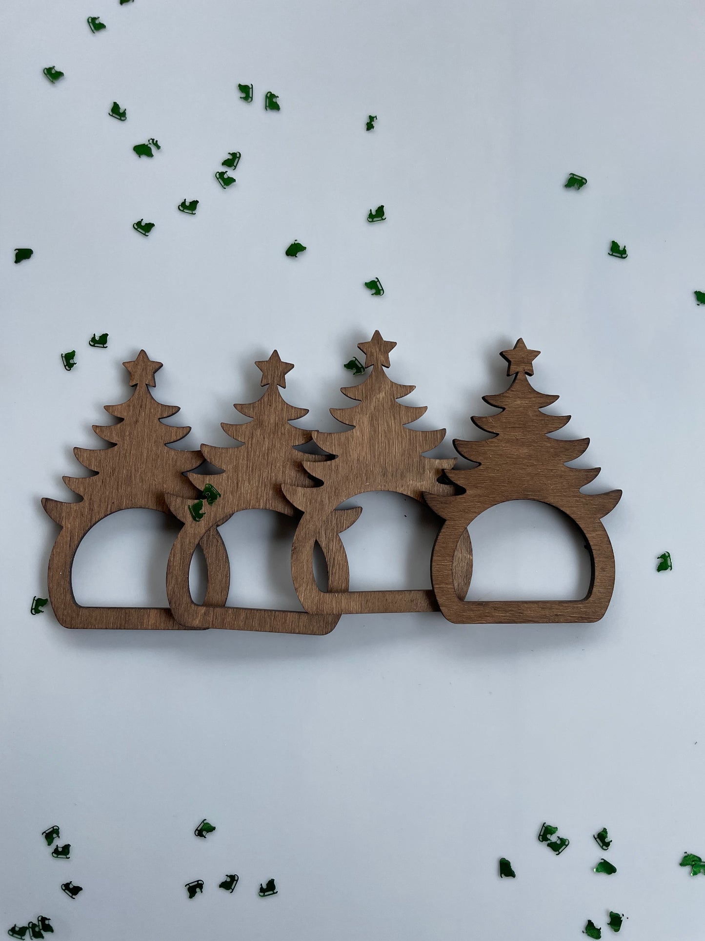 Lot de 4 ronds de serviette