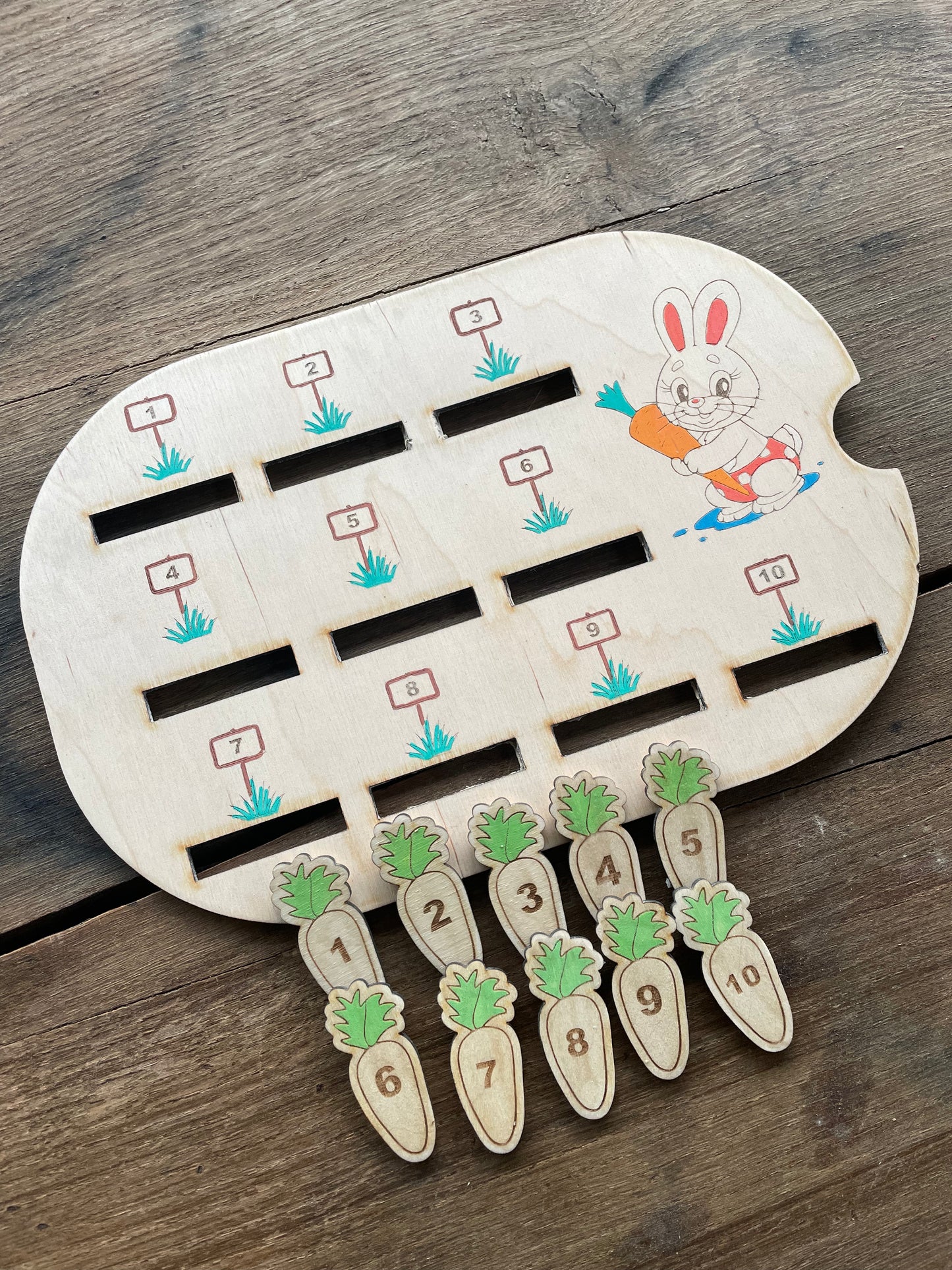 Insert du jardin de carottes