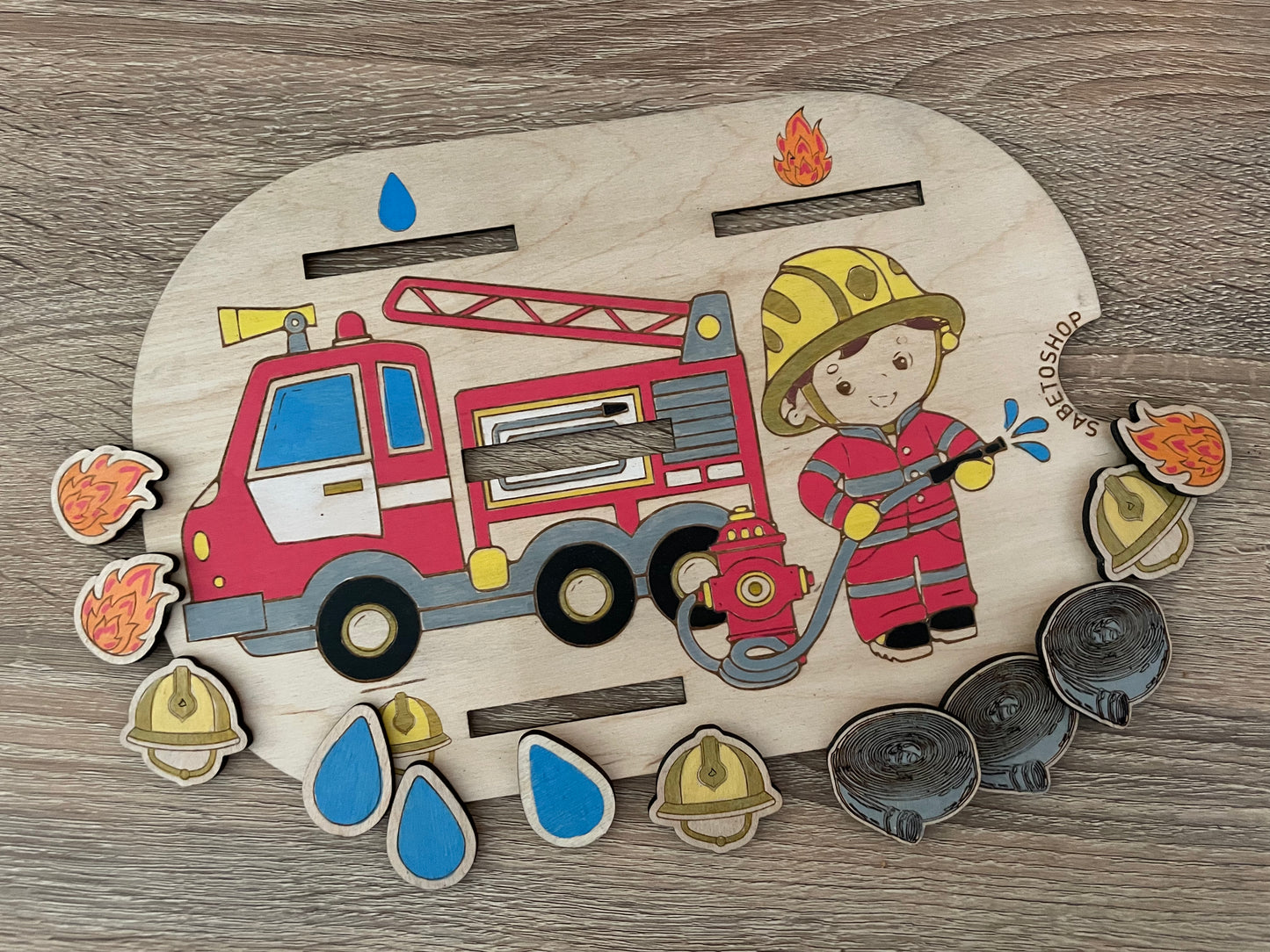🔥 Lot d’activités motricité fine – thème pompiers 🔥