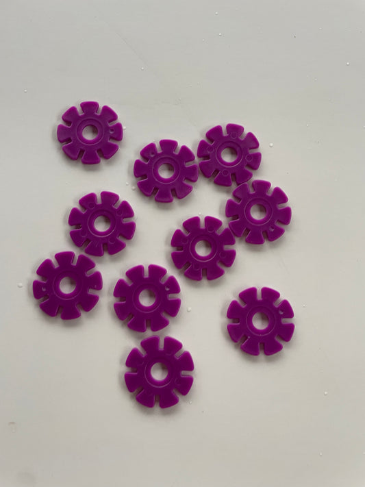 Lot de 10 inserts ( violet)